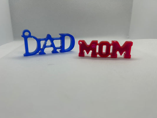 Customisable Resin Keyring